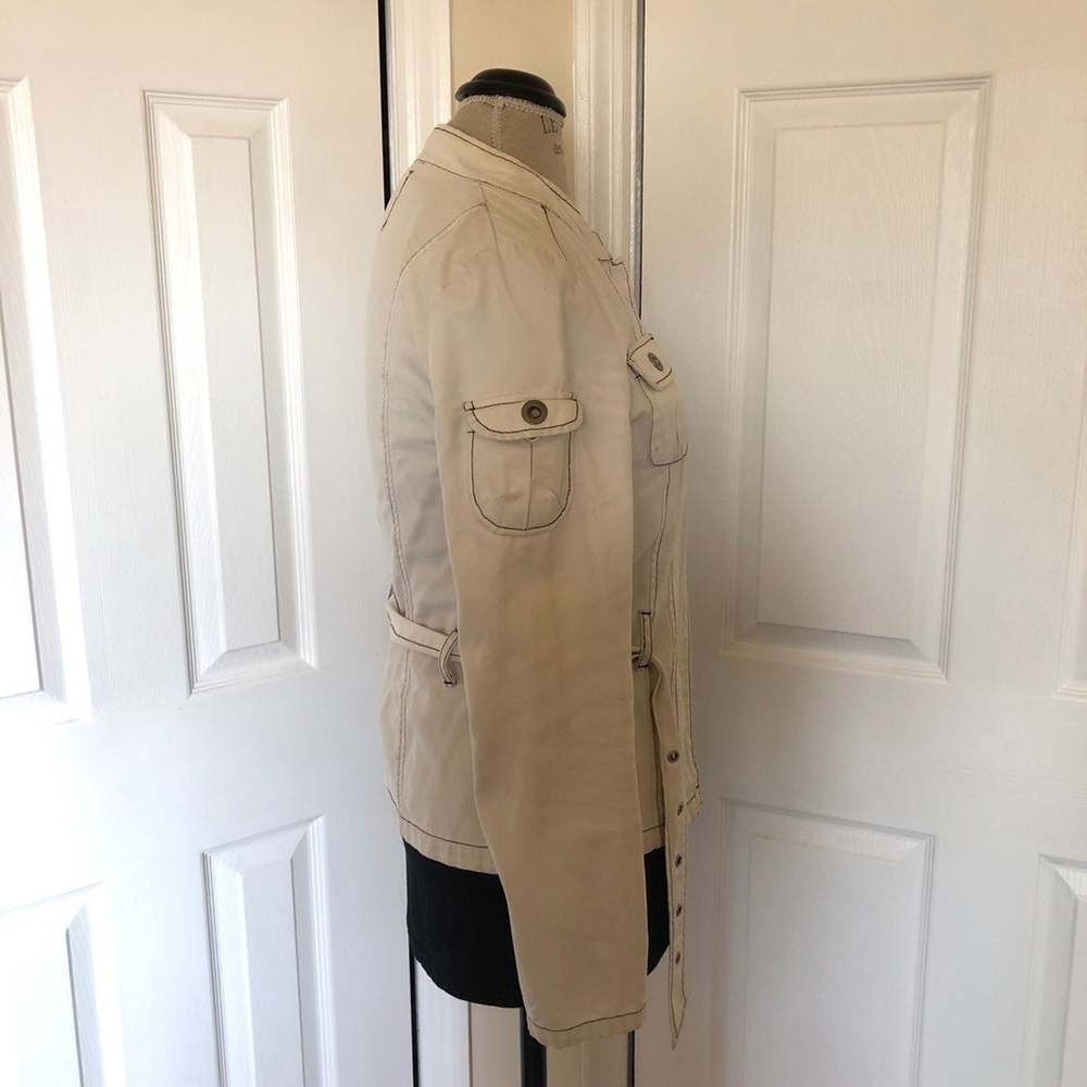 ONLY White Denim Jacket / Coat - Picture 3 of 7